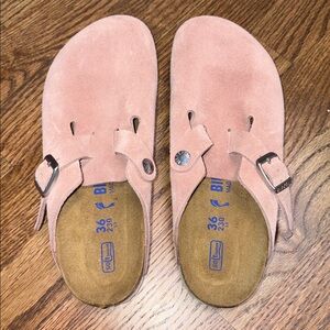 Pink Clay Birkenstock Clogs